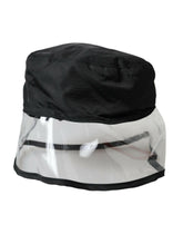 Dolce & Gabbana Black Polyester Plastic Bucket Hat Men -   -  Dolce & Gabbana.